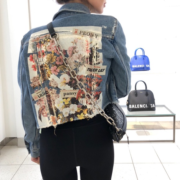 Off-White Jackets & Blazers - OFF- WHITE denim jean jacket size 38